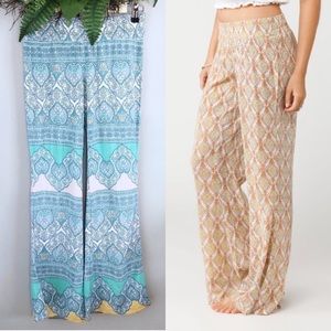 *ONeill Aconner Wide Leg Palazzo Bohemian Pants S